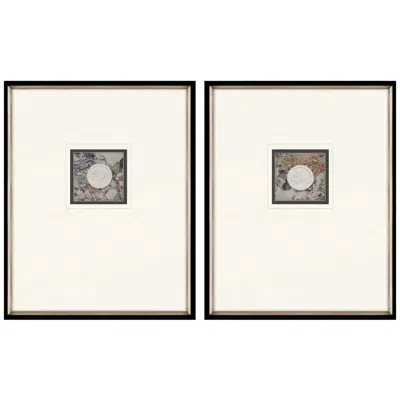 Paragon Angelic Intaglio 19"w X 24"h Framed Art Set Of 2