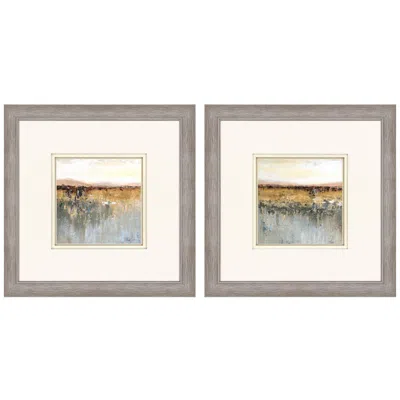 Paragon Antique Contemporary 26"w X 26"h Framed Art Set Of 2
