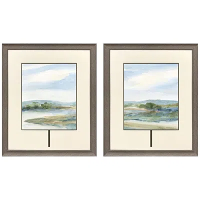 Paragon Around The Island 27"w X 33"h Framed Art - Set Of 2