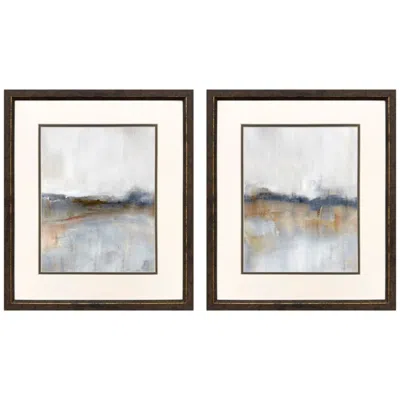 Paragon Autumn Coast 17"w X 20"h Framed Art - Set Of 2 In Multi