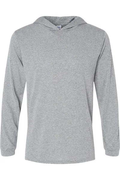 Paragon Bahama Performance Hooded Long Sleeve T-shirt In Grey