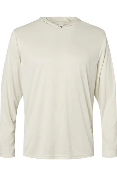 Paragon Bahama Performance Hooded Long Sleeve T-shirt In White