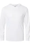 Paragon Bahama Performance Hooded Long Sleeve T-shirt In White