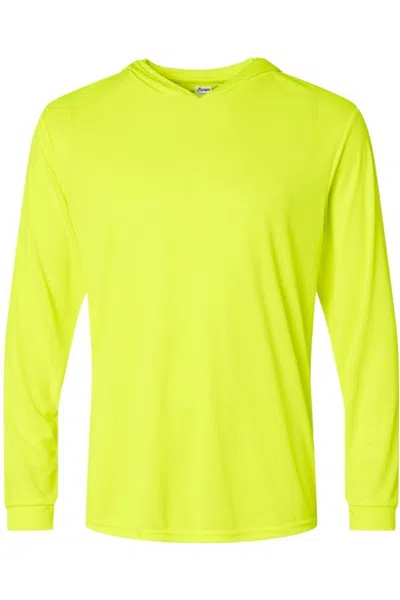 Paragon Bahama Performance Hooded Long Sleeve T-shirt In Yellow