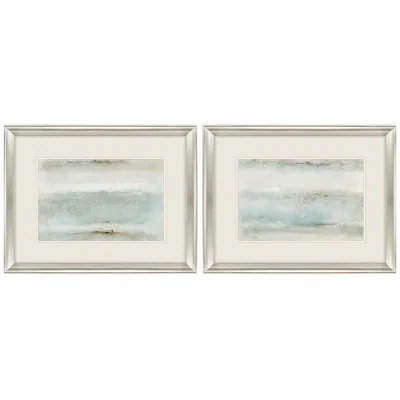 Paragon Beyond The Fog 27"w X 21"h Framed Art Set Of 2 In Silver