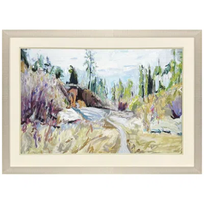 Paragon Beyond The Path 45"w X 33"h Transitional Framed Art