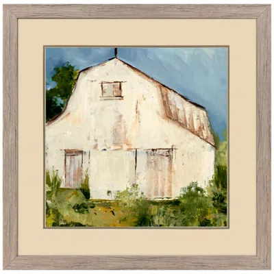 Paragon Big Barn Ii 29"w X 29"h Framed Art In Brown