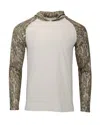Paragon Biloxi Performance Colorblocked Hoodie In Beige