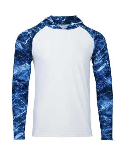 Paragon Biloxi Performance Colorblocked Hoodie In Blue