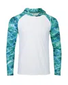 Paragon Biloxi Performance Colorblocked Hoodie In Green