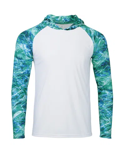 Paragon Biloxi Performance Colorblocked Hoodie In Green