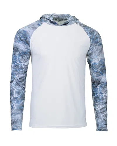 Paragon Biloxi Performance Colorblocked Hoodie In White
