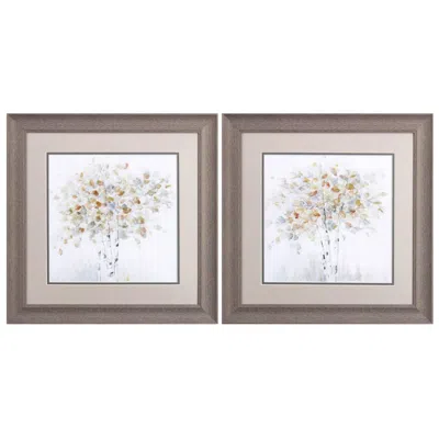 Paragon Birch Grove 19"w X 19"h Framed Art Set Of 2