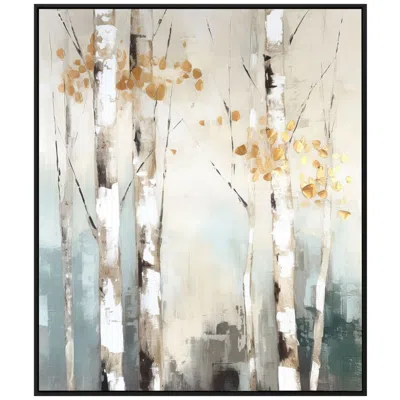 Paragon Birch Silhouette Ii 29"w X 35"h Canvas In Multi