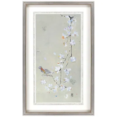 Paragon Bird Family Ii 51" High Framed Shadow Box Giclee Wall Art