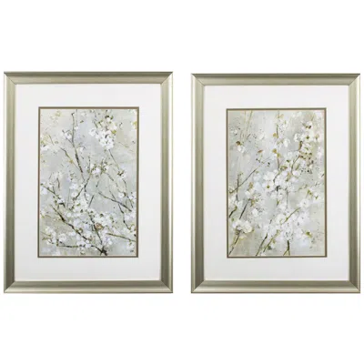 Paragon Blossoms 21"w X 27"h Framed Art Set Of 2