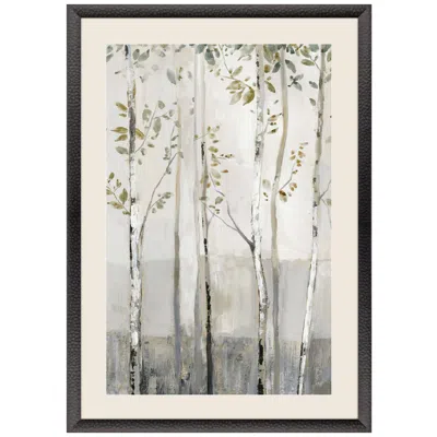 Paragon Blue Birch Serenade Iii 33"w X 47"h Framed Art In Multi