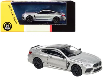 Paragon Bmw M8 Coupe Donington Gray Metallic With Black Top 1/64 Diecast Model Car By
