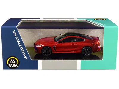 Paragon Bmw M8 Coupe Motegi Red Metallic With Black Top 1/64 Diecast Model Car By  In Burgundy