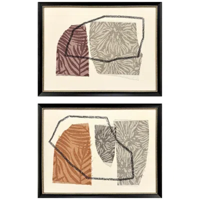 Paragon Bold Blends I 25"w X 19"h Framed Art Set Of 2