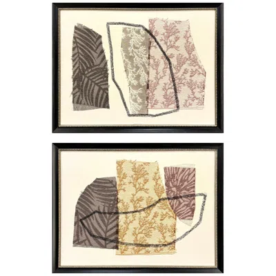 Paragon Bold Blends Ii 25"w X 19"h Framed Art Set Of 2