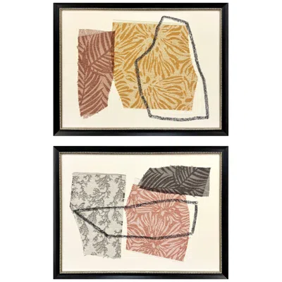 Paragon Bold Blends Iii 25"w X 19"h Framed Art Set Of 2