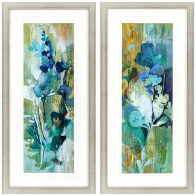 Paragon Botanical Illusion 46"h 2-piece Framed Giclee Wall Art Set