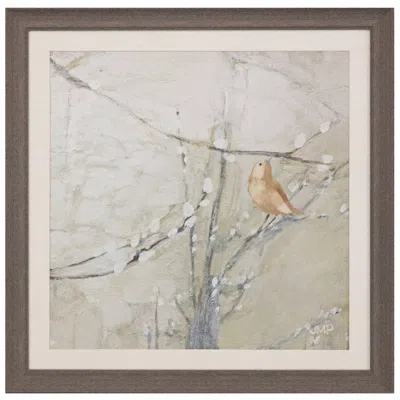 Paragon Budding Willow Ii 30"w X 30"h Framed Art In Brown