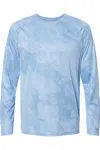 Paragon Cabo Camo Performance Long Sleeve T-shirt In Blue
