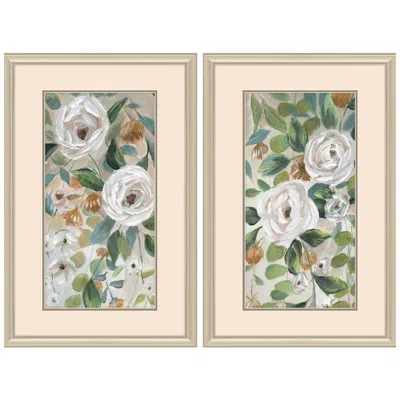 Paragon Cascading Beauties 20"w X 32"h Framed Art Set Of 2