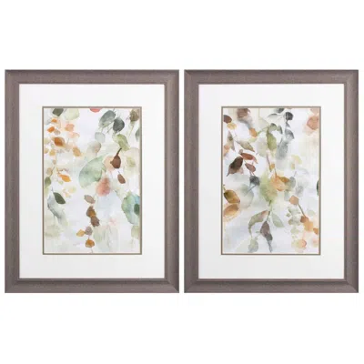 Paragon Cascading Nature 21"w X 27"h Framed Art Set Of 2
