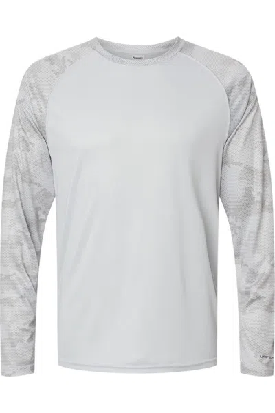 Paragon Cayman Performance Camo Colorblocked Long Sleeve T-shirt In Multi
