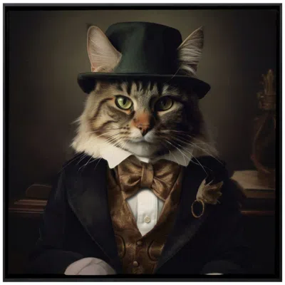 Paragon Charming Cat 29"w X 29"h Canvas