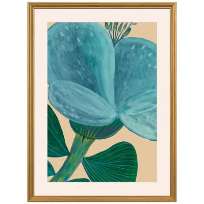 Paragon Close Petals 27"w X 37"h Framed Art In Multi