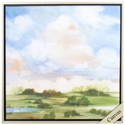 Paragon Cloudscape Ii 30"w X 30"h Canvas In Multi