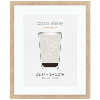 Paragon Cold Brew 18"w X 22"h Framed Wall Art
