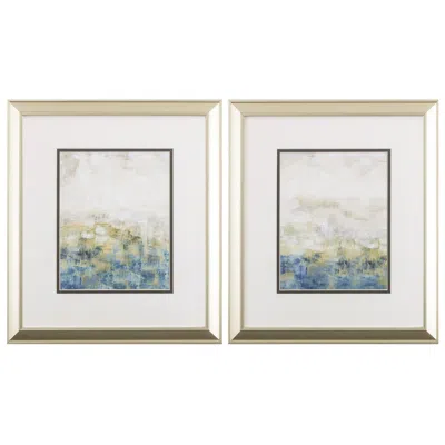Paragon Color Block Meadow 15"w X 17"h Framed Art Set Of 2