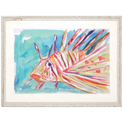 Paragon Colorful Fish 45"w X 33"h Framed Art In Multi