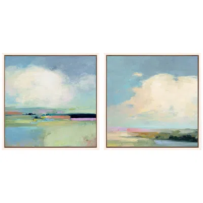 Paragon Colorful Horizon 26" Square 2-piece Giclee Wall Art Set