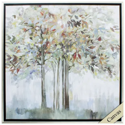 Paragon Colorful Tree 30"w X 30"h Canvas In Multi