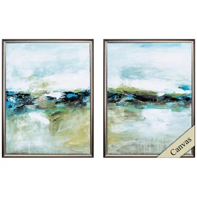 Paragon Cool Before Warmth 20" High 2-piece Framed Canvas Wall Art