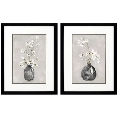 Paragon Cottage Spring 20"w X 26"h Framed Art Set Of 2 In White
