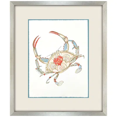Paragon Crab Celebration Ii 33"w X 39"h Framed Art