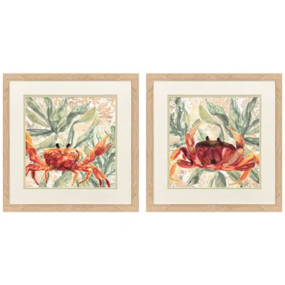 Paragon Crabby Melody 18"w X 18"h Framed Art - Set Of 2