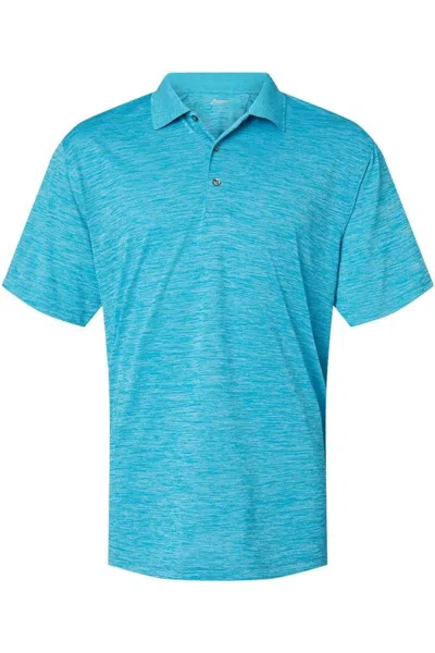Paragon Dakota Striated Heather Polo In Blue