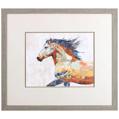 Paragon Dappled Horse Ii 34" Wide Rectangular Framed Wall Art