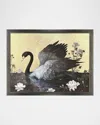 Paragon Decors Gilded Swan Hand-embellished Giclee