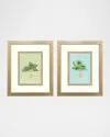 Paragon Decors Grecian Vase Palm Ii Hand-embellished Giclees By Popjoy Studio, Set Of 2
