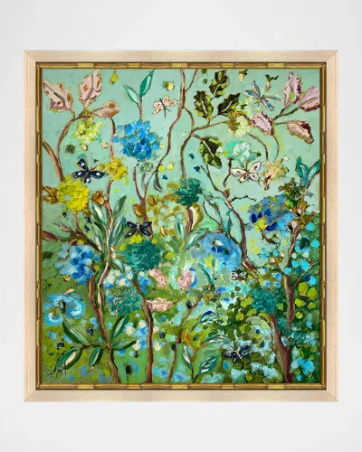 Paragon Decors Insects & Vines Framed Giclee By Libby Smart In Multi
