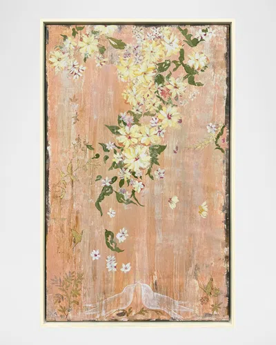 Paragon Decors Love Birds Ii Hand-embellished Giclee By Liz Jardine In Pink